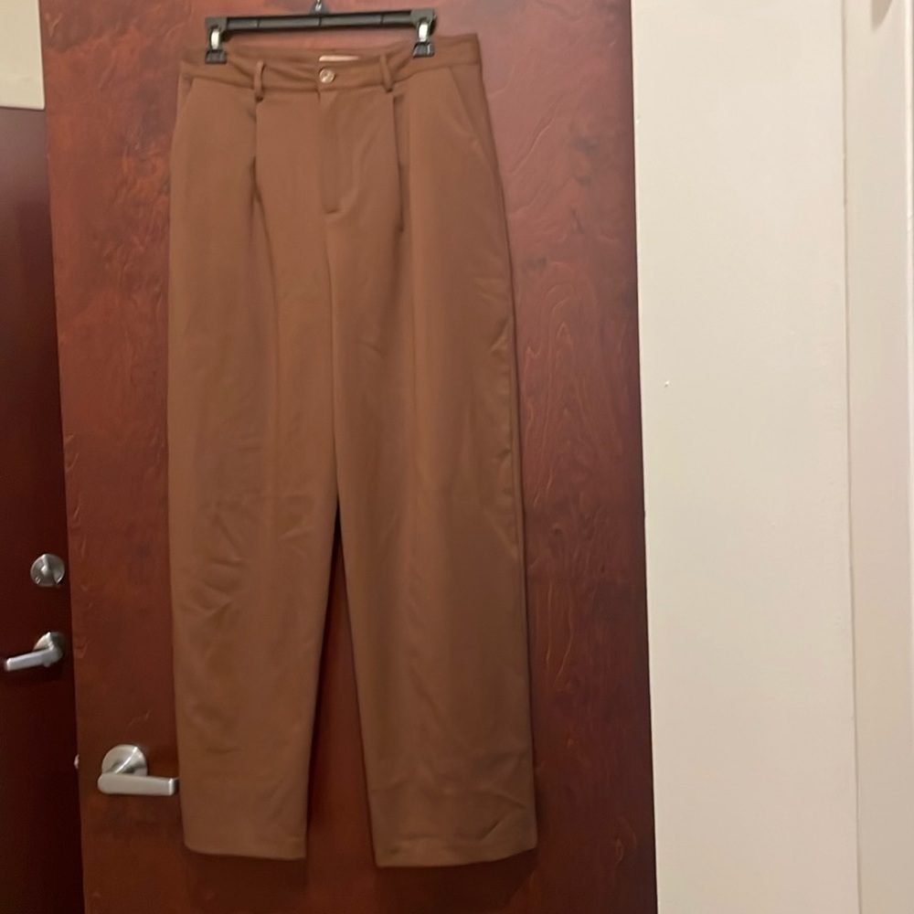 Dillard’s Wide Leg Camel Trouser